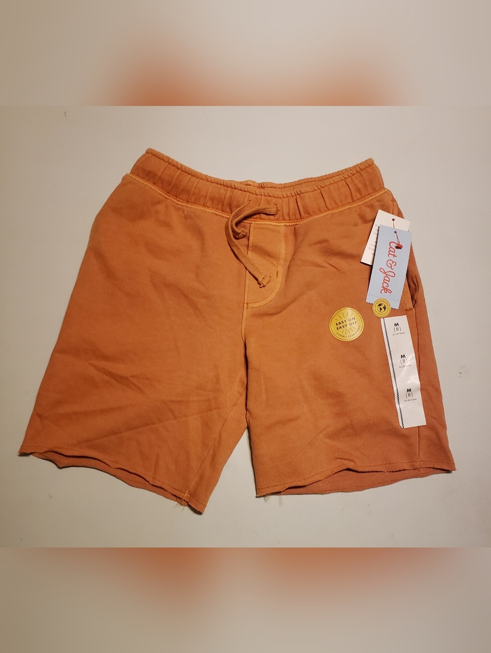 Cat & Jack Orange Pull-On Knit Shorts